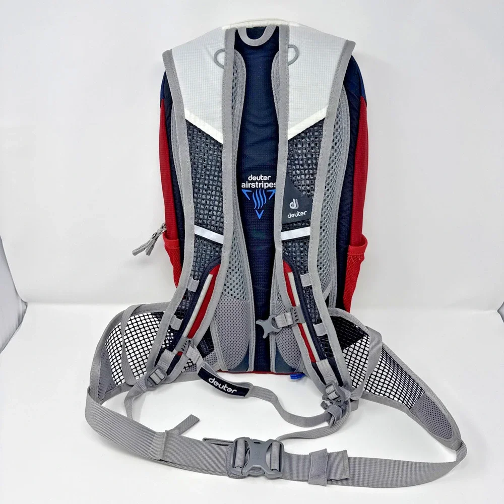 Deuter Compact Lite 8 Red White Blue Hydration Bike Backpack 8L